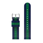 Fb.ny7.5.11 Up Blue Green StrapsCo Multicolor Striped Nylon Watch Band Strap For Fitbit Versa