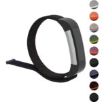 Fb.ny8.1 Gallery Black StrapsCo Woven Nylon Watch Band Strap For Fitbit Alta & Alta HR
