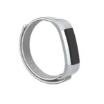 Fb.ny8.22.7 Main White & Grey StrapsCo Woven Nylon Watch Band Strap For Fitbit Alta & Alta HR