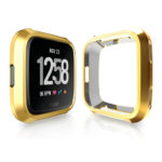 Fb.pc9.10 Angle Gold StrapsCo TPU Protective Case For Fitbit Versa