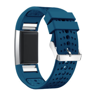 Perforated Rubber Strap For Fitbit Charge 2 | StrapsCo