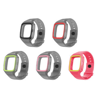 Fb.r36 All Colors StrapsCo Silicone Rubber Watch Band Strap With Case Protector For Fitbit Versa