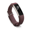 Fb.r40.2 Main Brown StrapsCo Silicone Rubber Watch Band Strap For Fitbit Ace