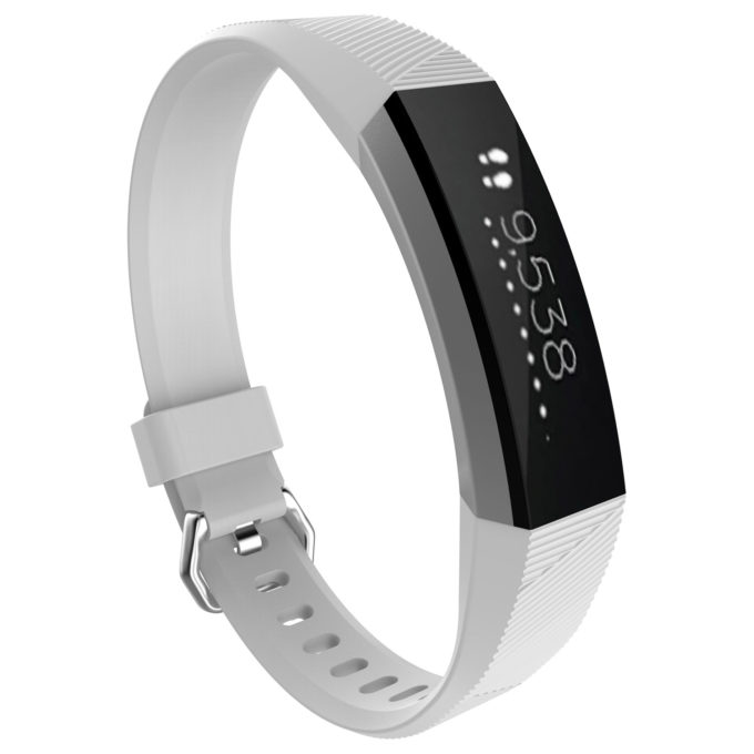 Fb.r41.22 Front White StrapsCo Silicone Rubber Watch Band Strap For Fitbit Alta & Alta HR SmallLarge