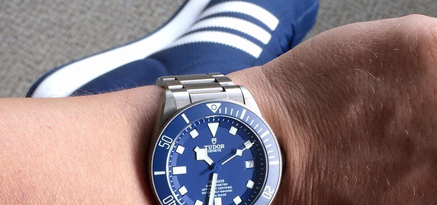 Watch Band Style Guide Tudor Pelagos Blue Color Matching