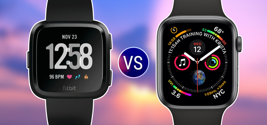 Fitbit Versa Vs. Apple Watch Series 4 | StrapsCo