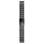 G.m21.mb Up Black StrapsCo QuickFit 26 Stainless Steel Link Watch Band Strap For Garmin Fenix 5X &3 & 3 HR