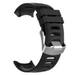 G.r28.1 Back Black StrapsCo Silicone Rubber Replacement Watch Band Strap For Garmin Forerunner 610