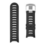 G.r28.1 Up Black StrapsCo Silicone Rubber Replacement Watch Band Strap For Garmin Forerunner 610