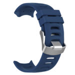 G.r28.5 Back Blue StrapsCo Silicone Rubber Replacement Watch Band Strap For Garmin Forerunner 610