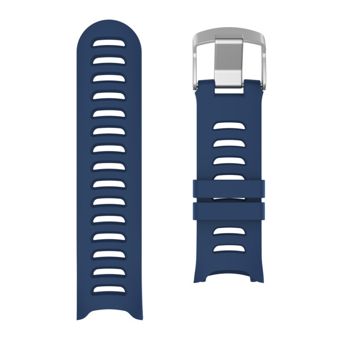 G.r28.5 Up Blue StrapsCo Silicone Rubber Replacement Watch Band Strap For Garmin Forerunner 610
