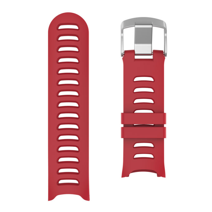 G.r28.6 Up Red StrapsCo Silicone Rubber Replacement Watch Band Strap For Garmin Forerunner 610