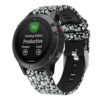 G.r30.c Main Skulls & Bones StrapsCo QuickFit 22 Silicone Rubber Watch Band Strap For Garmin Fenix 5 & Forerunner 935 & Instinct