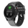 G.r30.d Main Silver Weave StrapsCo QuickFit 22 Silicone Rubber Watch Band Strap For Garmin Fenix 5 & Forerunner 935 & Instinct