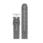 G.r30.d Up Silver Weave StrapsCo QuickFit 22 Silicone Rubber Watch Band Strap For Garmin Fenix 5 & Forerunner 935 & Instinct