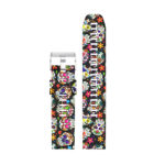 G.r30.e Up Candy Skull StrapsCo QuickFit 22 Silicone Rubber Watch Band Strap For Garmin Fenix 5 & Forerunner 935 & Instinct