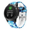 G.r30.h Main Blue Camo StrapsCo QuickFit 22 Silicone Rubber Watch Band Strap For Garmin Fenix 5 & Forerunner 935 & Instinct