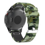 G.r30.i Back Khaki Camo StrapsCo QuickFit 22 Silicone Rubber Watch Band Strap For Garmin Fenix 5 & Forerunner 935 & Instinct
