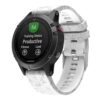 G.r30.k Main White & Silver Fairies StrapsCo QuickFit 22 Silicone Rubber Watch Band Strap For Garmin Fenix 5 & Forerunner 935 & Instinct