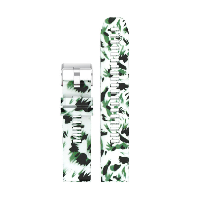 G.r30.o Up Jungle Camo StrapsCo QuickFit 22 Silicone Rubber Watch Band Strap For Garmin Fenix 5 & Forerunner 935 & Instinct