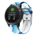 G.r30.q Main Surf StrapsCo QuickFit 22 Silicone Rubber Watch Band Strap For Garmin Fenix 5 & Forerunner 935 & Instinct