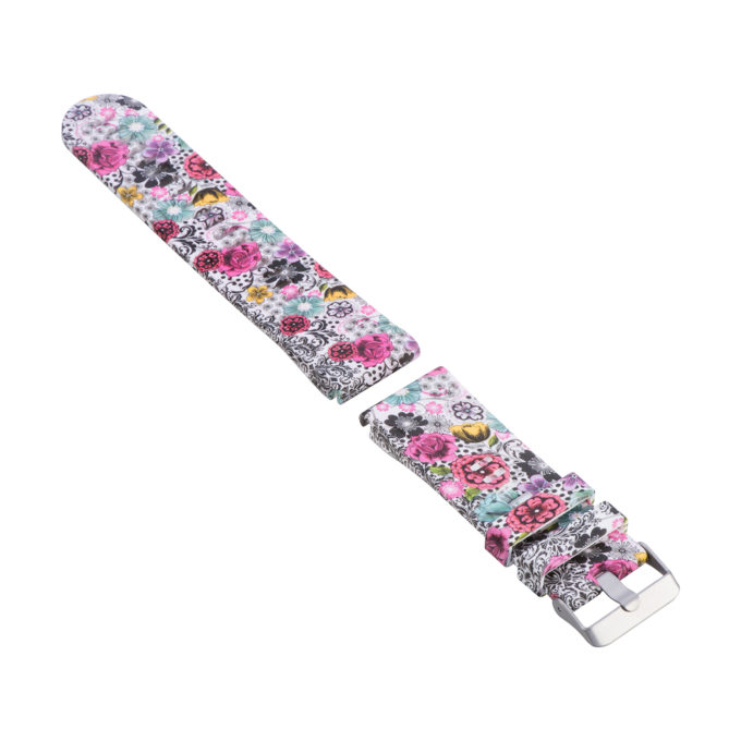 G.r31.b Angle Floral Paisley StrapsCo QuickFit 22 Silicone Rubber Watch Band Strap For Garmin Fenix 5 & Forerunner 935 & Instinct