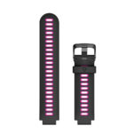 G.r32.1.13.mb Up Black & Pink StrapsCo Silicone Rubber Replacement Watch Band Strap With Black Buckle For Garmin Forerunner & Approach