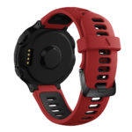 G.r32.6.1.mb Back Red & Black StrapsCo Silicone Rubber Replacement Watch Band Strap With Black Buckle For Garmin Forerunner & Approach