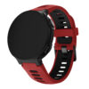 G.r32.6.1.mb Main Red & Black StrapsCo Silicone Rubber Replacement Watch Band Strap With Black Buckle For Garmin Forerunner & Approach