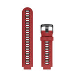 G.r32.6.1.mb Up Red & Black StrapsCo Silicone Rubber Replacement Watch Band Strap With Black Buckle For Garmin Forerunner & Approach