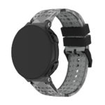 G.r34 Main Grey Camo StrapsCo Rubber Watch Band Strap W Black Buckle For Garmin Forerunner 200 230 235 620 630 735XT & Approach