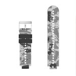 G.r34.7 Up Grey Camo StrapsCo Silicone Rubber Watch Band Strap For Garmin Forerunner 200 230 235 620 630 735XT & Approach S5S6S20