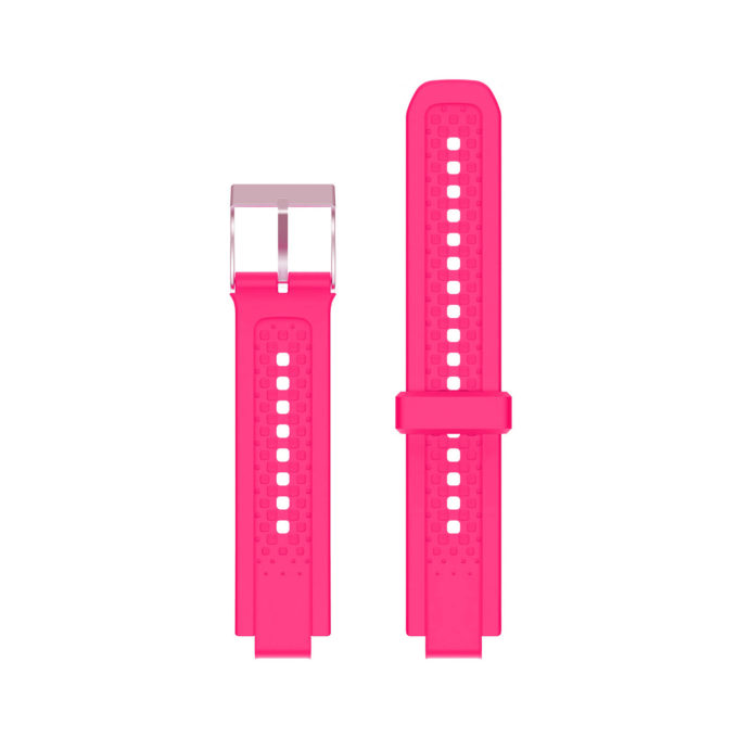 G.r35.13 Up Fuchsia StrapsCo Silicone Rubber Watch Band Strap For Garmin Forerunner 25 (Small Version)