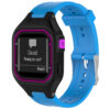 G.r35.5 Main Blue StrapsCo Silicone Rubber Watch Band Strap For Garmin Forerunner 25 (Small Version)