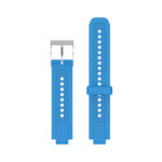 G.r35.5 Up Blue StrapsCo Silicone Rubber Watch Band Strap For Garmin Forerunner 25 (Small Version)