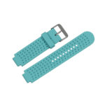 G.r36.11a Angle Teal StrapsCo Silicone Rubber Watch Band Strap For Garmin Forerunner 25 (Large Version)