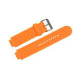 G.r36.12 Angle Orange StrapsCo Silicone Rubber Watch Band Strap For Garmin Forerunner 25 (Large Version)