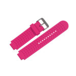 G.r36.13 Angle Fuchsia StrapsCo Silicone Rubber Watch Band Strap For Garmin Forerunner 25 (Large Version)