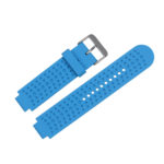 G.r36.5 Angle Blue StrapsCo Silicone Rubber Watch Band Strap For Garmin Forerunner 25 (Large Version)
