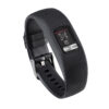 G.r38.1 Main Black StrapsCo Silicone Rubber Watch Band Strap For Garmin Vivofit 4 Small Large