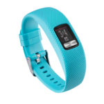 G.r38.11a Main Teal StrapsCo Silicone Rubber Watch Band Strap For Garmin Vivofit 4 Small Large