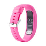 G.r38.13 Back Pink StrapsCo Silicone Rubber Watch Band Strap For Garmin Vivofit 4 Small Large