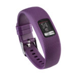 G.r38.18 Main Purple StrapsCo Silicone Rubber Watch Band Strap For Garmin Vivofit 4 Small Large