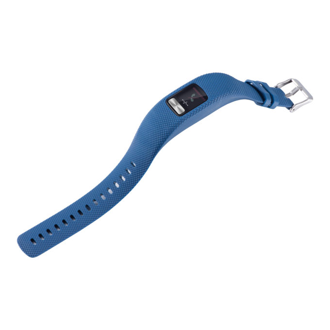 G.r38.5 Alt Dark Blue StrapsCo Silicone Rubber Watch Band Strap For Garmin Vivofit 4 Small Large