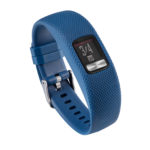 G.r38.5 Main Dark Blue StrapsCo Silicone Rubber Watch Band Strap For Garmin Vivofit 4 Small Large