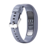 G.r38.7 Back Grey StrapsCo Silicone Rubber Watch Band Strap For Garmin Vivofit 4 Small Large