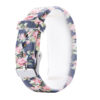 G.r39.f Back Peonies Blue StrapsCo Silicone Rubber Replacement Watch Band Strap For Garmin Vivofit JR