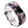 G.r39.f Main Peonies Blue StrapsCo Silicone Rubber Replacement Watch Band Strap For Garmin Vivofit JR