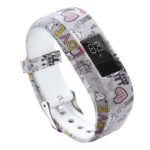 G.r39.h Main Romance StrapsCo Silicone Rubber Replacement Watch Band Strap For Garmin Vivofit JR