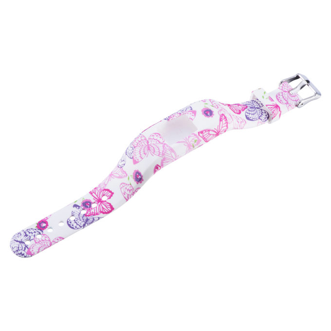 G.r39.i Alt Butterflies StrapsCo Silicone Rubber Replacement Watch Band Strap For Garmin Vivofit JR